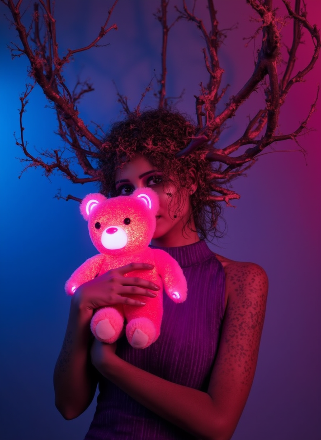 AI generated: Teddy Bash Prompt (FLUX - Photography)
