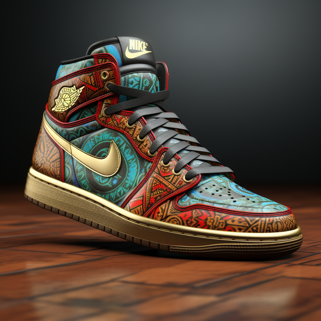 AI generated: Inca sports shoes (Midjourney - Fashion)
