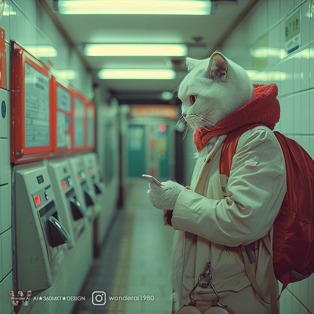AI generated: Subway station (Midjourney - Photography)