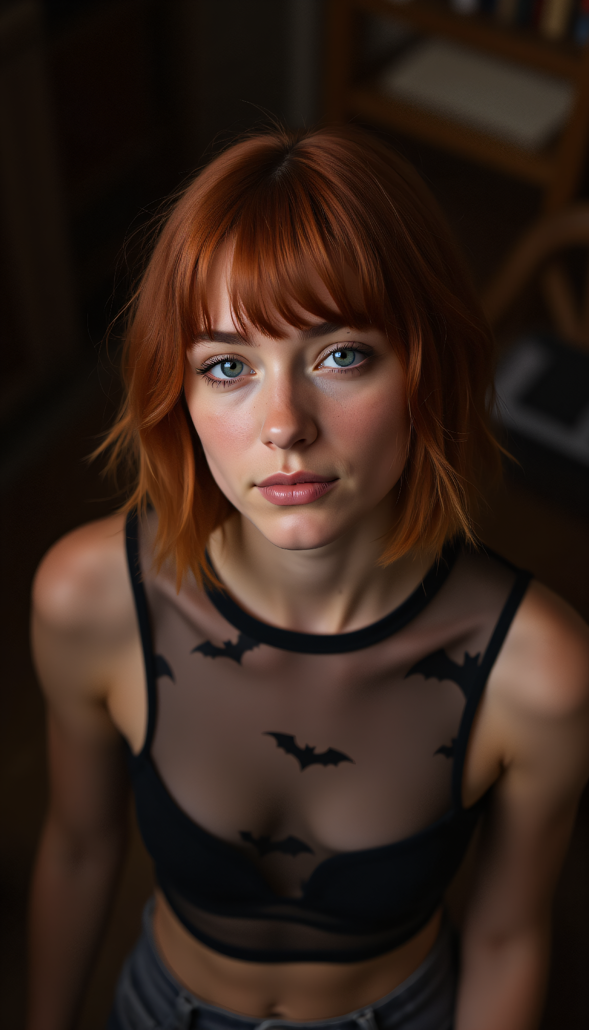 AI generated: FLUX prompt: A photorealistic High perspective waist-up, camera... (FLUX - Fashion)