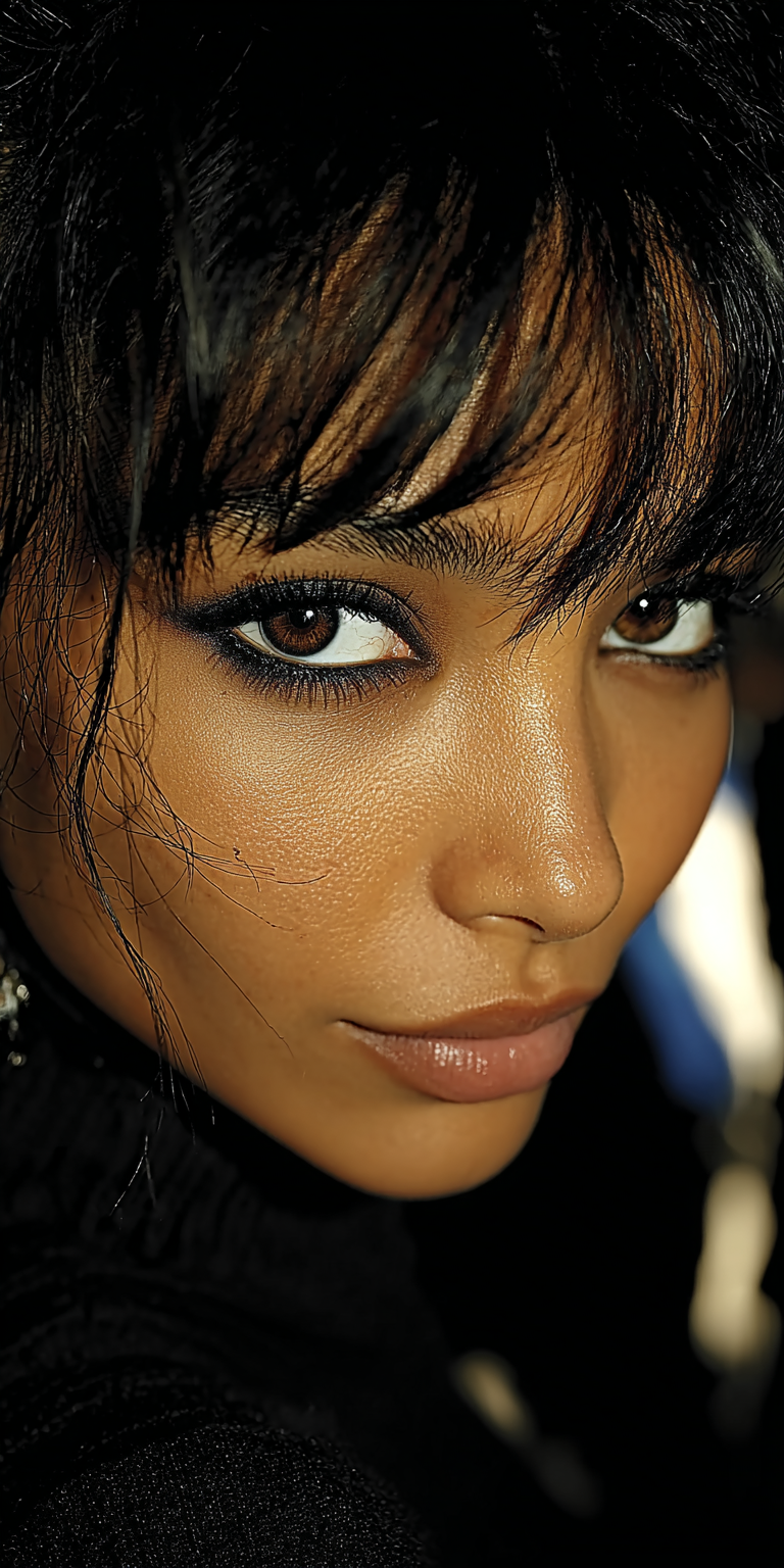 Midjourney prompt: fashion photography, cover photo, female model, fa... - Midjourney