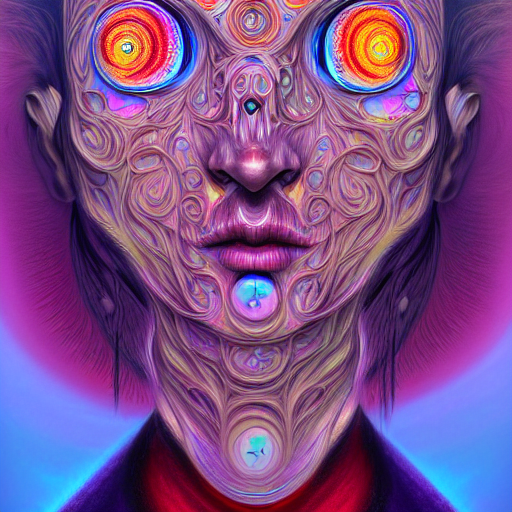 Stable Diffusion prompt: an extremely psychedelic portrai...