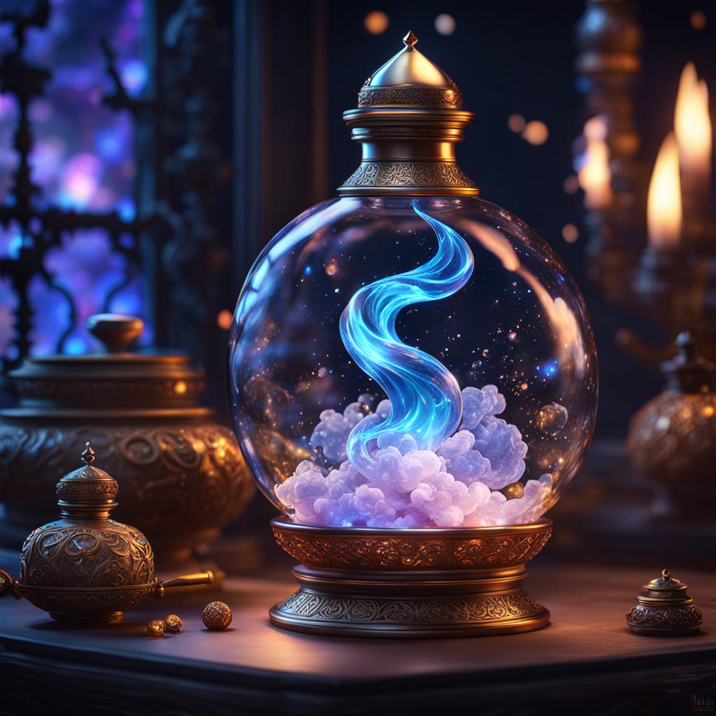 AI generated: Magical Dust Decoration (Stable Diffusion - Concept Art)
