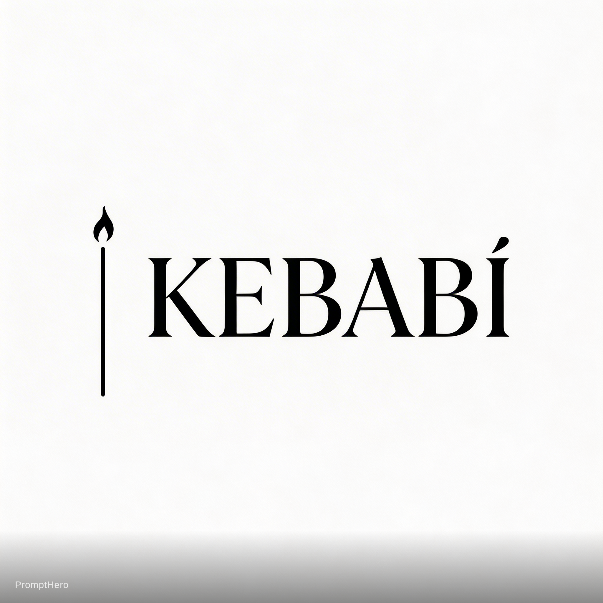 AI generated: Seedream 5 prompt: Logo design for a high-end kebab restaurant named ... (Seedream 5 - Logos, Icons & Design)