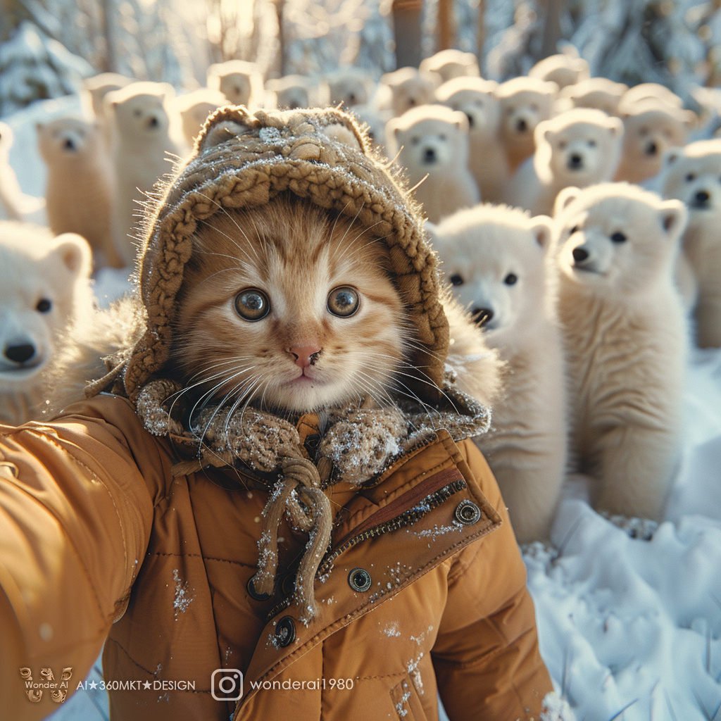 AI generated: Traveling to the polar regions (Midjourney - Photography)