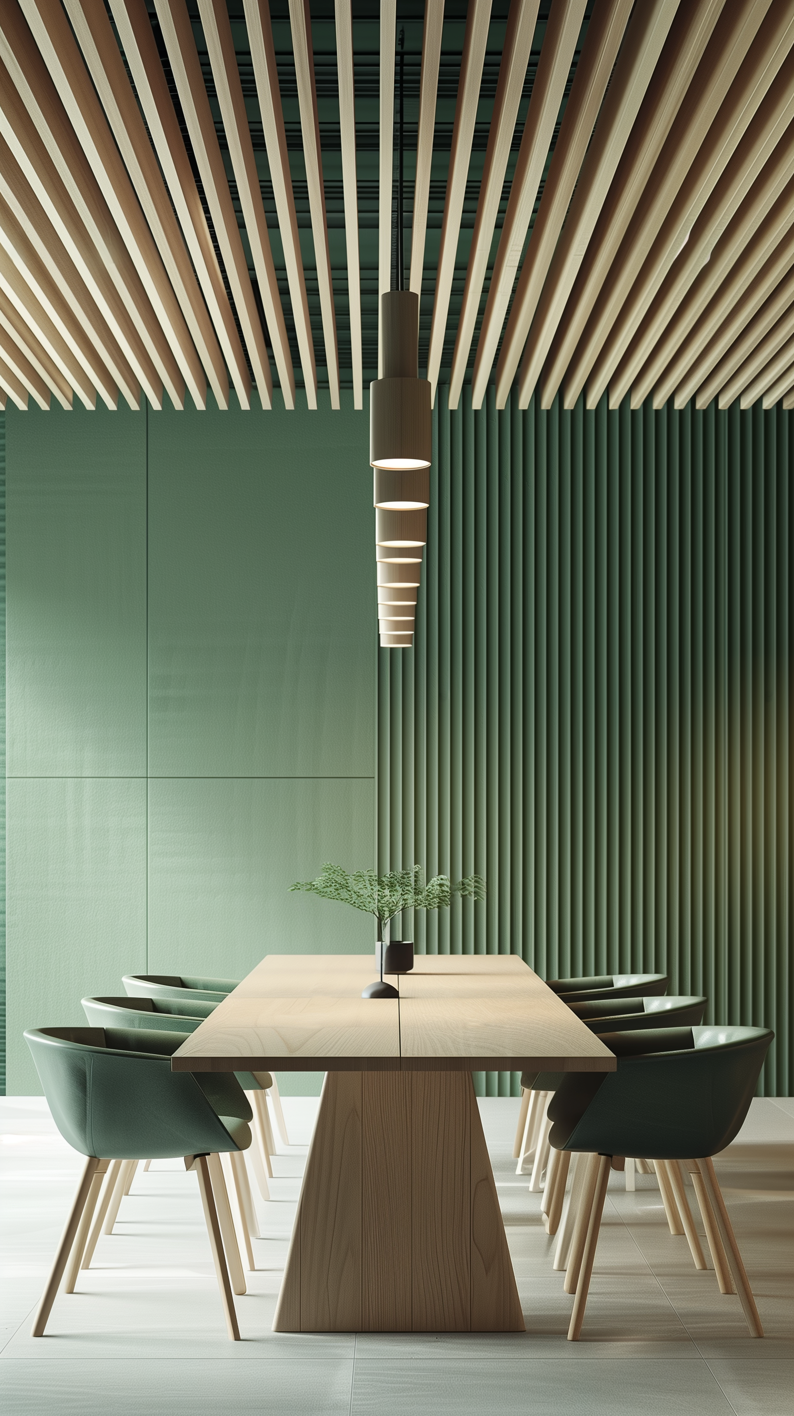minimalist interior natural light wood linen