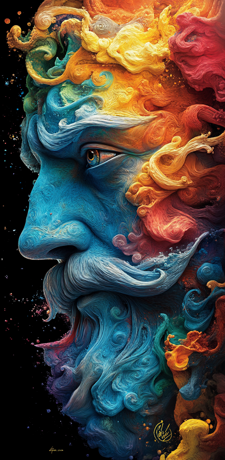 Midjourney prompt: photo illustration from a world in the clouds, in ... - Midjourney
