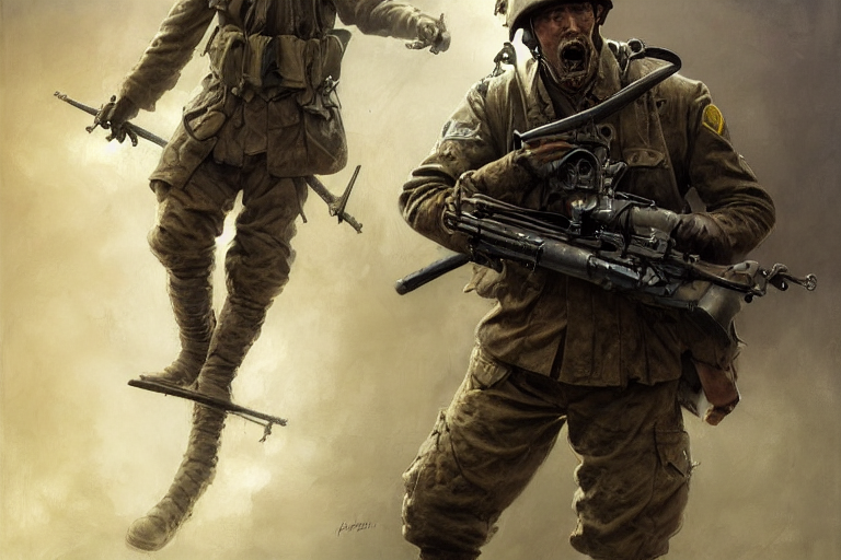 Stable Diffusion prompt: painting of a world - war - one ...