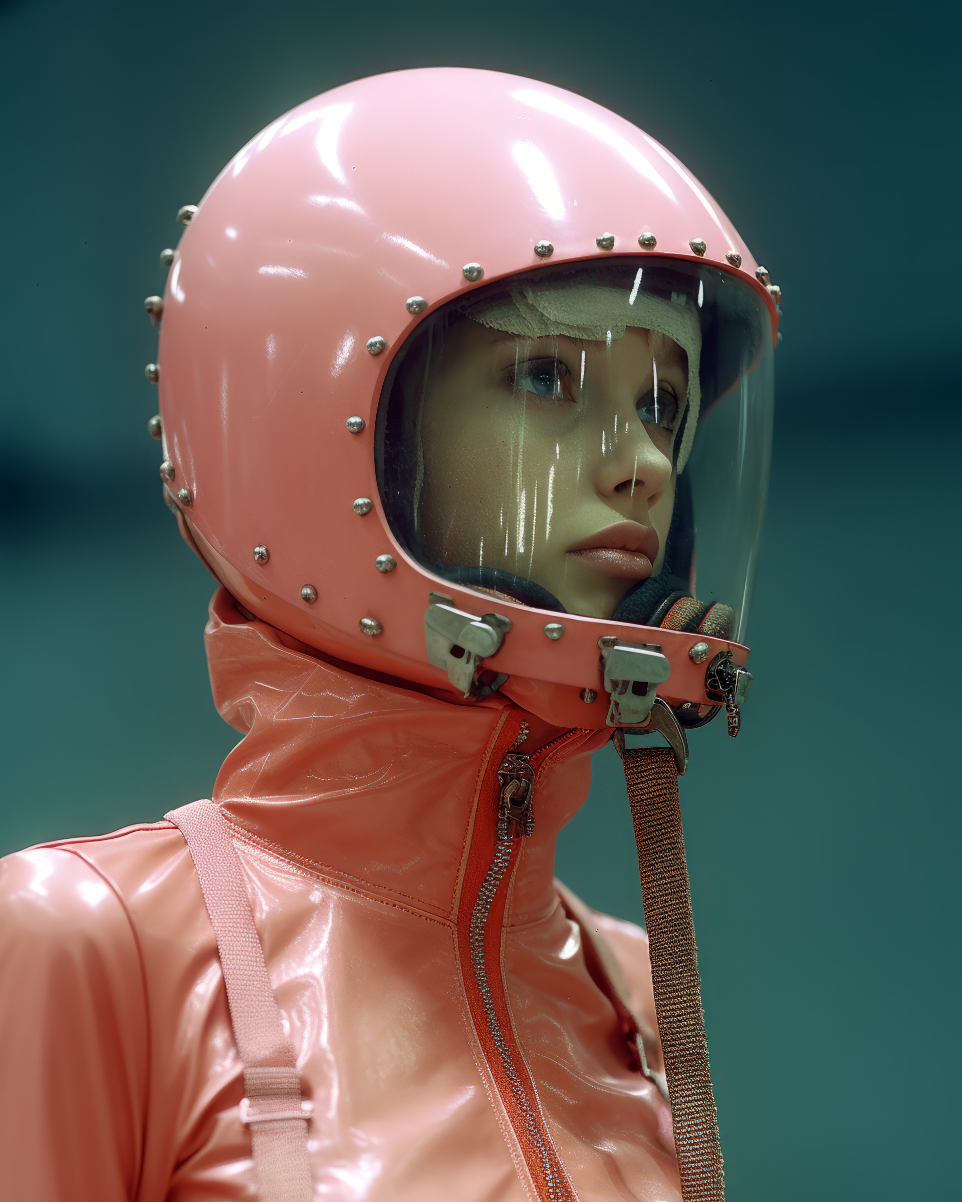 AI generated: Barbie space tech (Midjourney - Portraits)