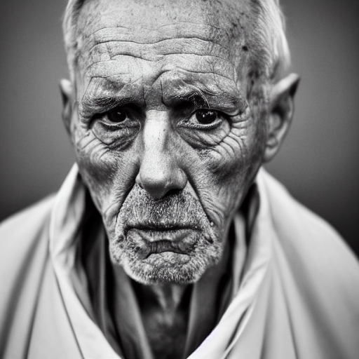 AI generated: Stable Diffusion prompt: , , , , portrait photo of a 68 year old man, mad m... (Stable Diffusion - Photography)
