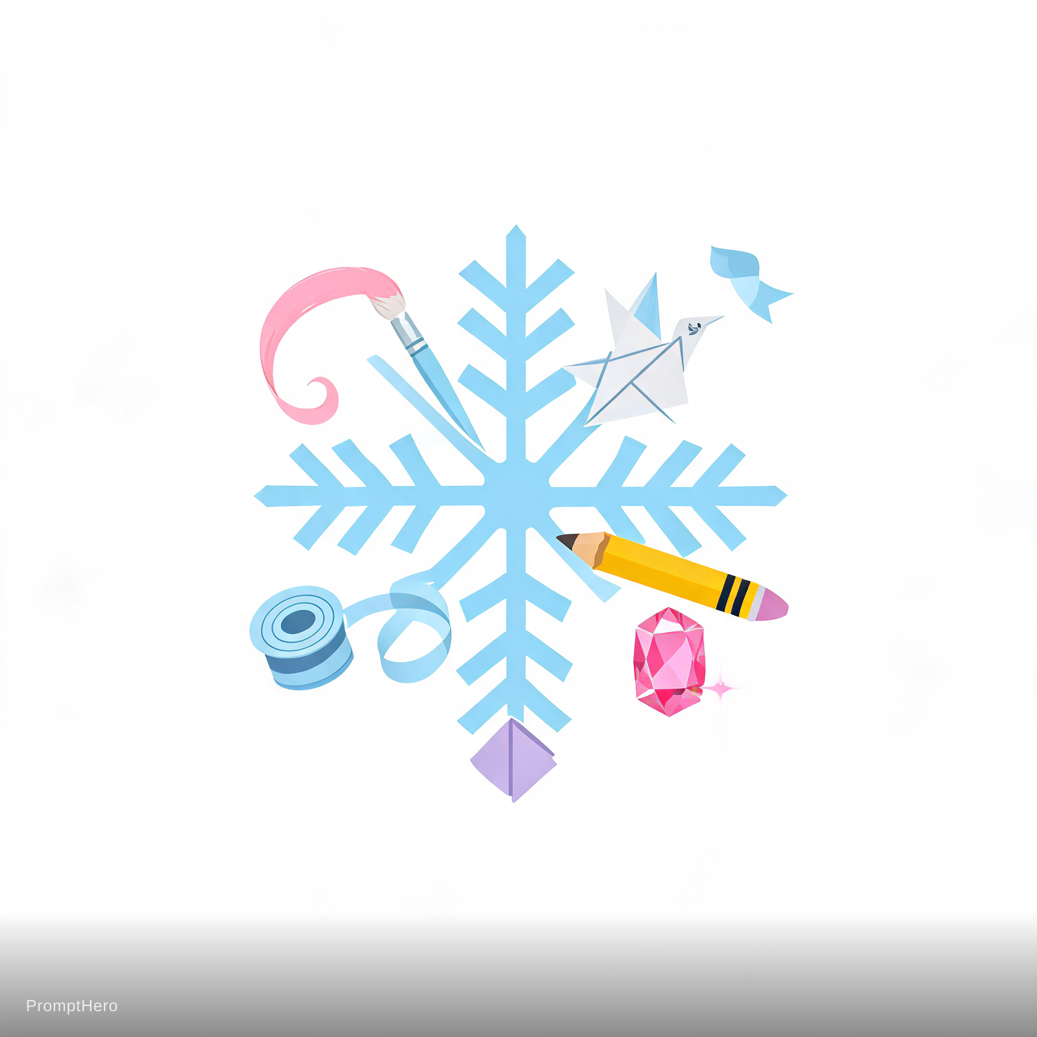 AI generated: Seedream 5 prompt: Elsa's art and craft world make a colorful logo de (Seedream 5 - Logos, Icons & Design)