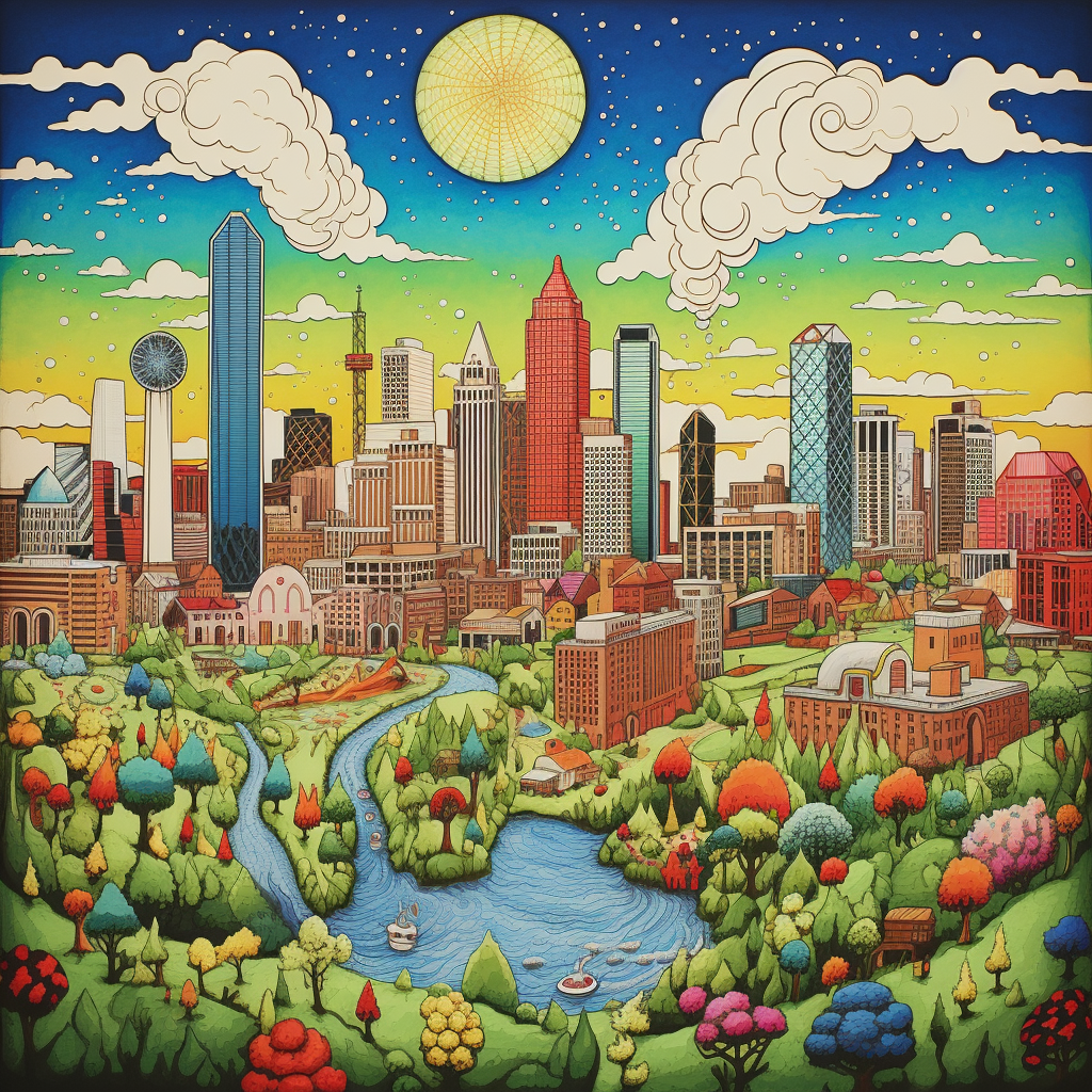 AI generated: Midjourney prompt: Dallas 114 F (Midjourney - Logo Icon Design)