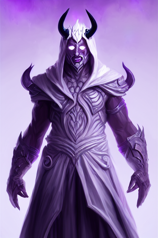 Stable Diffusion prompt: man male demon, full body white ...