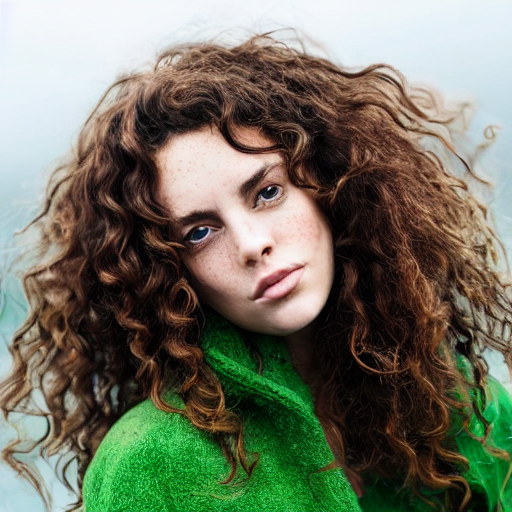 AI generated: Stable Diffusion prompt: Portrait photo of an open and proud looking, beaut... (Stable Diffusion - Portraits)
