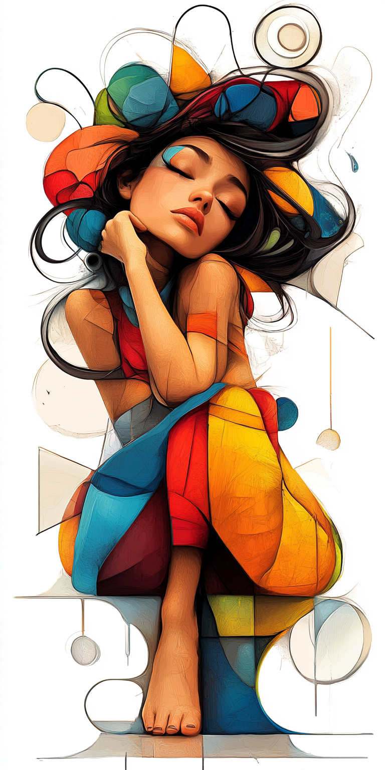 AI generated: Midjourney prompt: a beautiful woman, painting by Lois van Baarle and... (Midjourney - Portraits)