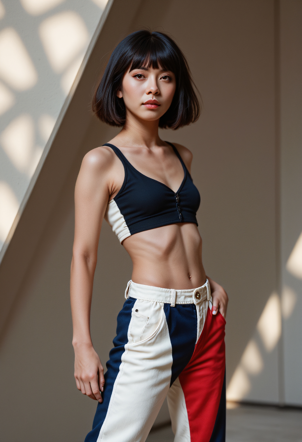 AI generated: FLUX prompt: architectural photography, Constructivist Fashion ... (FLUX - Fashion)