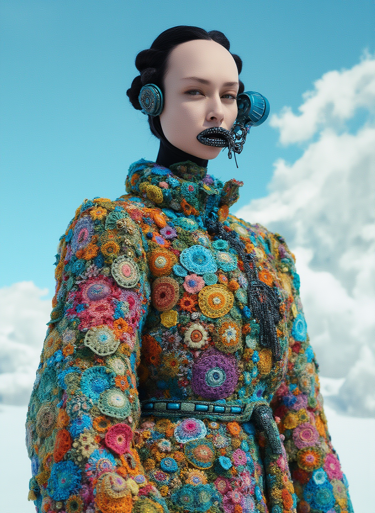 AI generated: Inkjet Android (FLUX - Fashion)