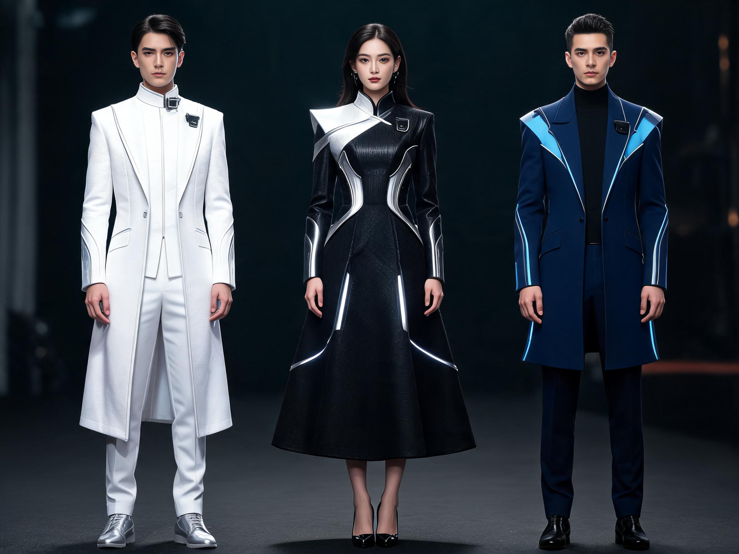 Seedream 5 prompt: Create a high-fashion concept sheet of futuristic ... - Seedream 5