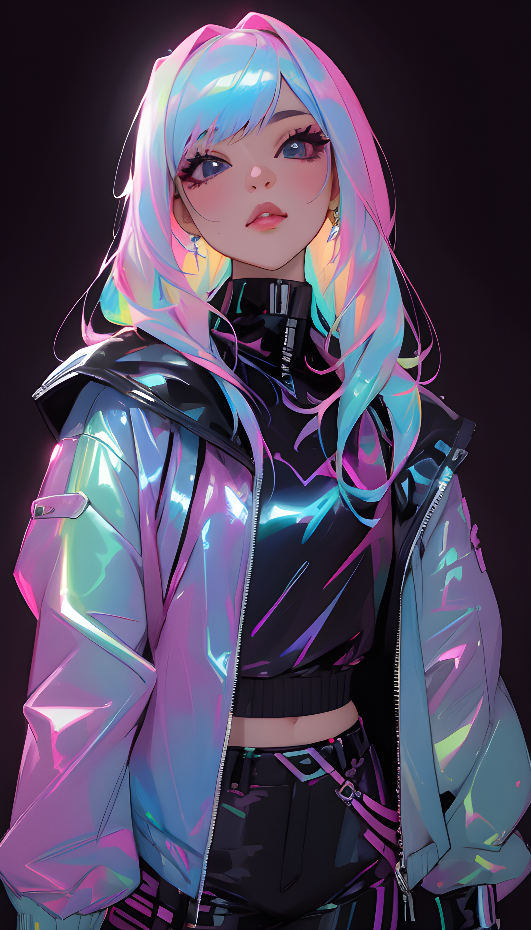 AI generated: ReV Animated prompt: a close up of a person wearing a jacket, inspired ... (ReV Animated - Concept Art)