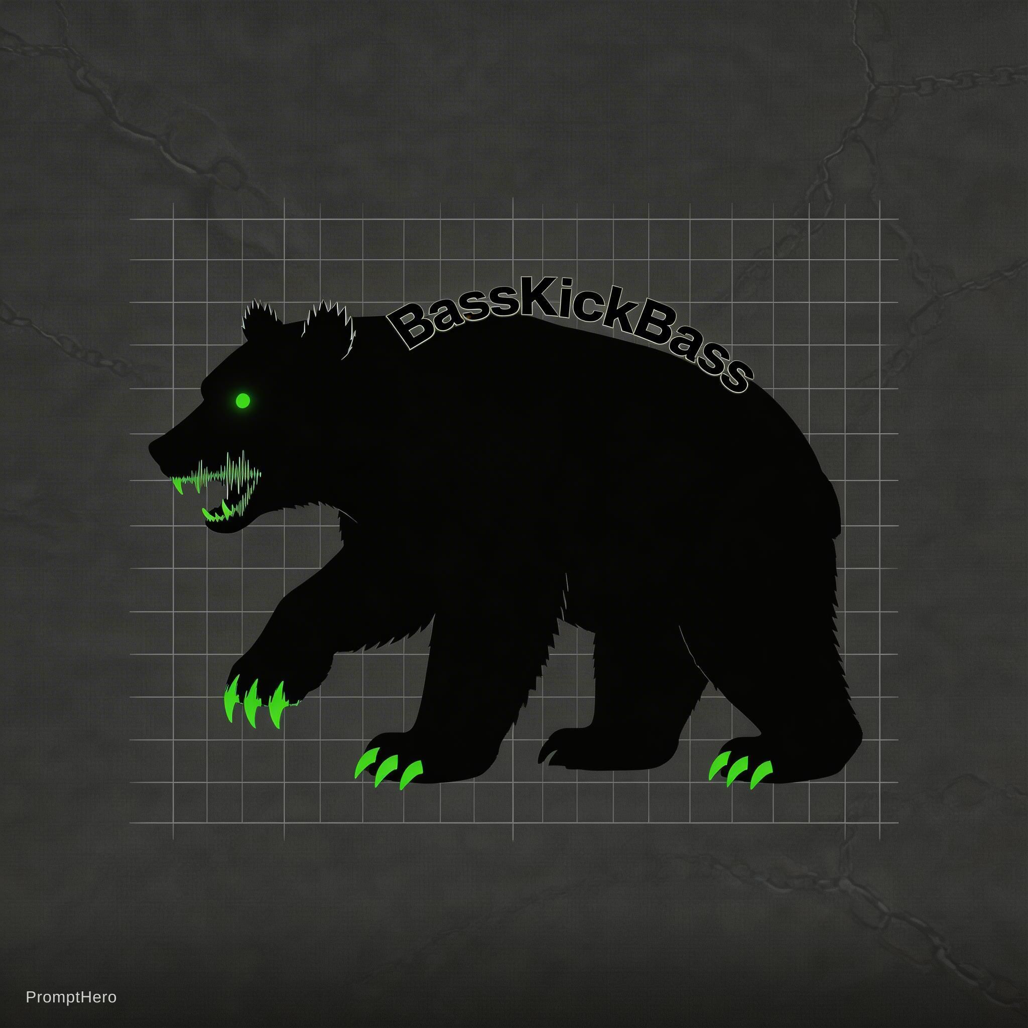AI generated: Seedream 5 prompt: Create a minimalist techno logo for Berlin DJ Bass... (Seedream 5 - Logos, Icons & Design)