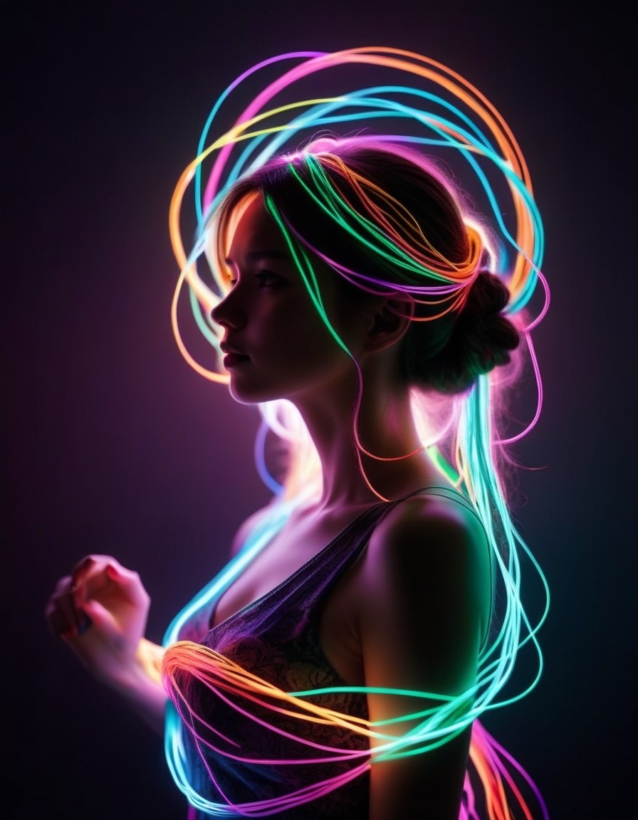 Stable Diffusion prompt: ((Ultra Long Exposure Photograph...