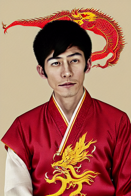 Stable Diffusion prompt: character design, a young chines...