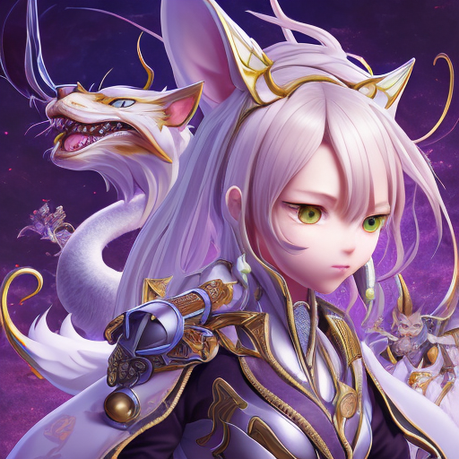 صورة مولدة بالذكاء الاصطناعي: Openjourney prompt: game icon art, a single tabby cat animal, anime, u... (نموذج Openjourney - أنمي)