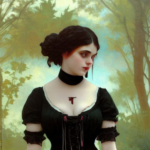 Stable Diffusion prompt: gothic choker Anna Nicole Smith ...