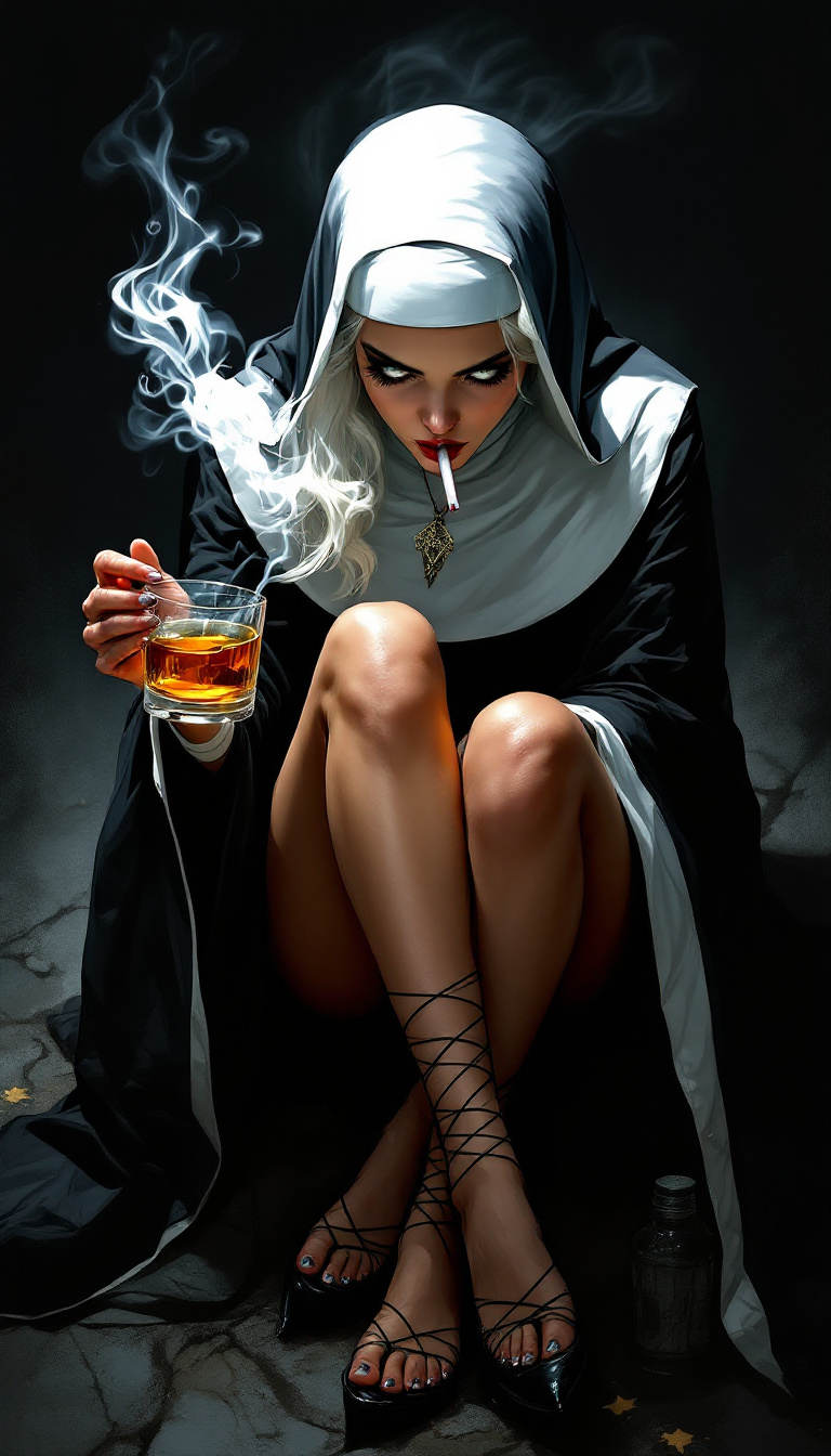 FLUX prompt: Comic book cover illustration, full body shot of a... - FLUX