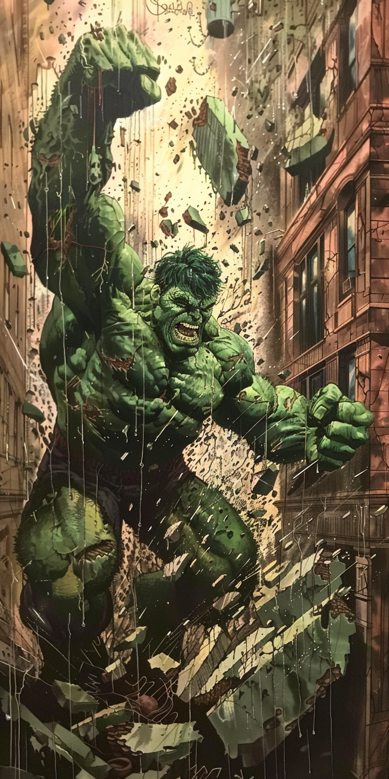 AI generated: Midjourney prompt: comic book art, superhero, highly detailed, in the... (Midjourney - Character Design)