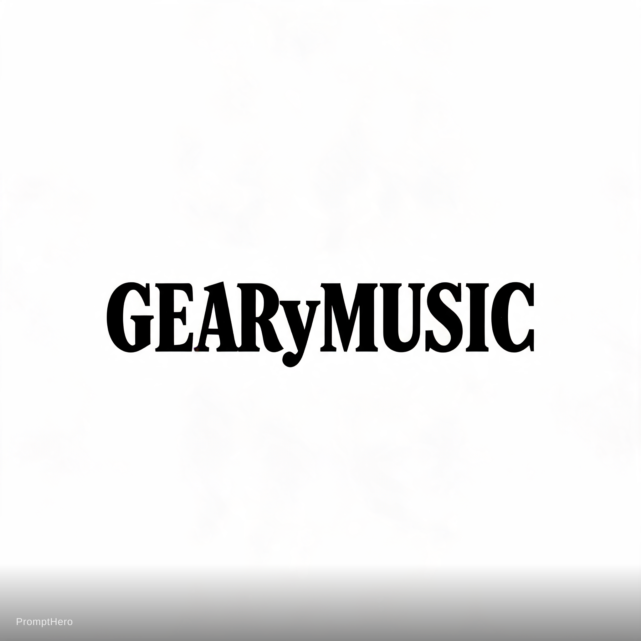 Seedream 5 prompt: Logo text: GEARyMUSIC - ALL CAPS, ONLY "Y" LOWER ... - Seedream 5