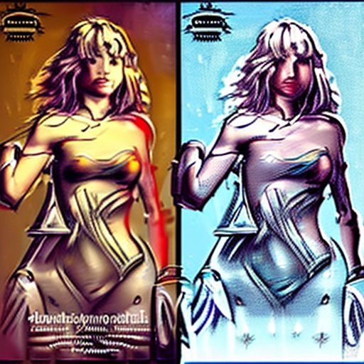 Stable Diffusion prompt: Art by Dan Mumford and Artgerm