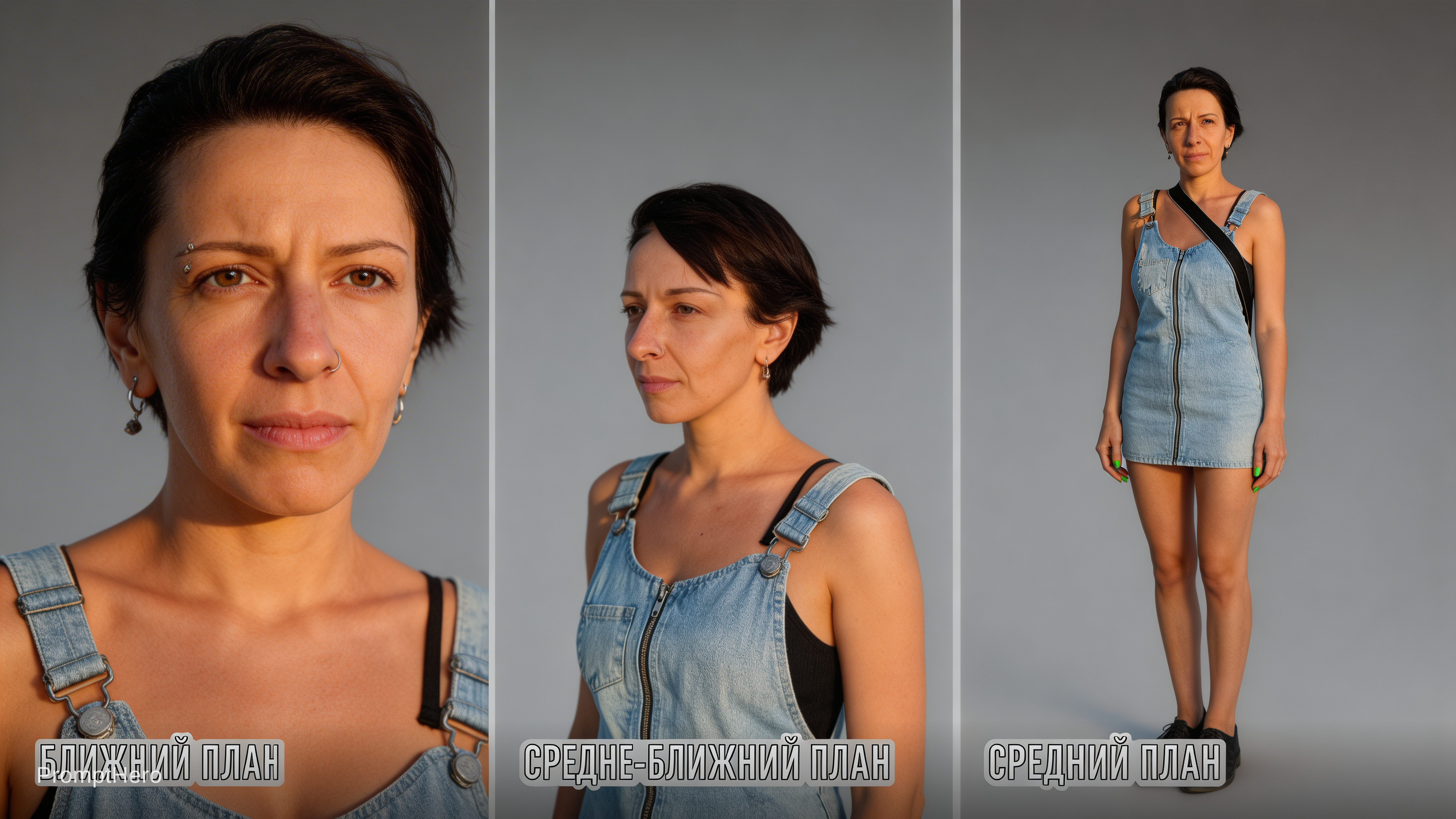 AI generated: Seedream 5 prompt: Создать раскадровку персонажа в разных ракурсах и ... (Seedream 5 - Concept Art)
