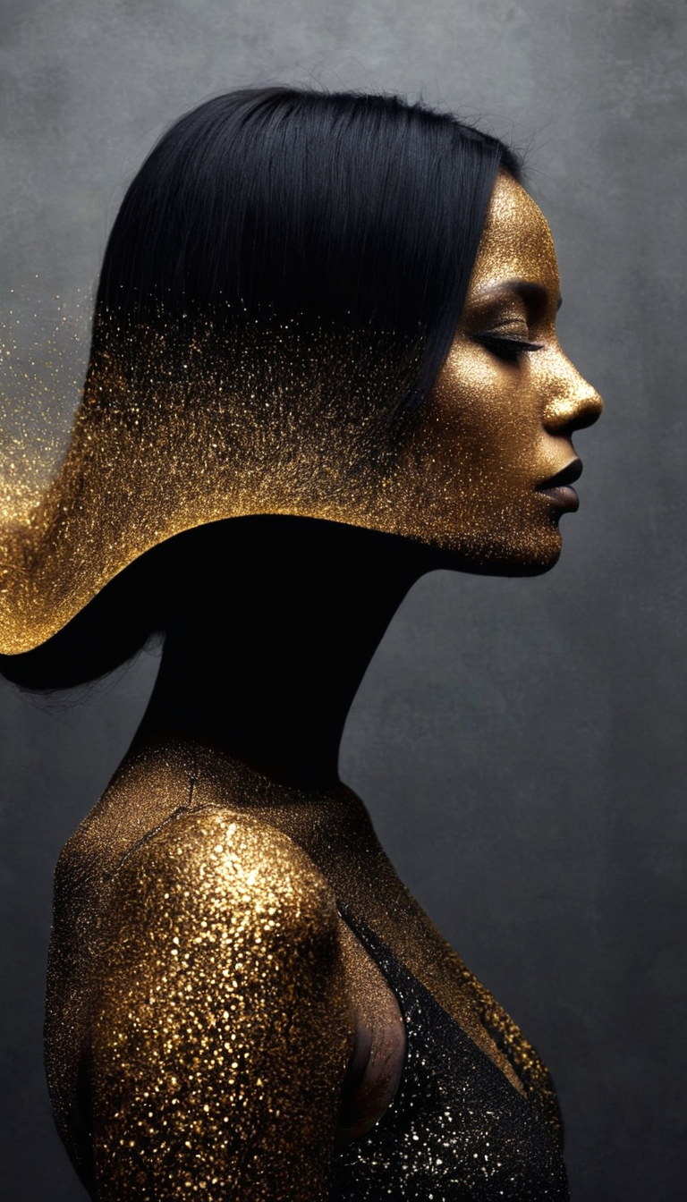 Stable Diffusion prompt: fashion editorial, a beautiful m...