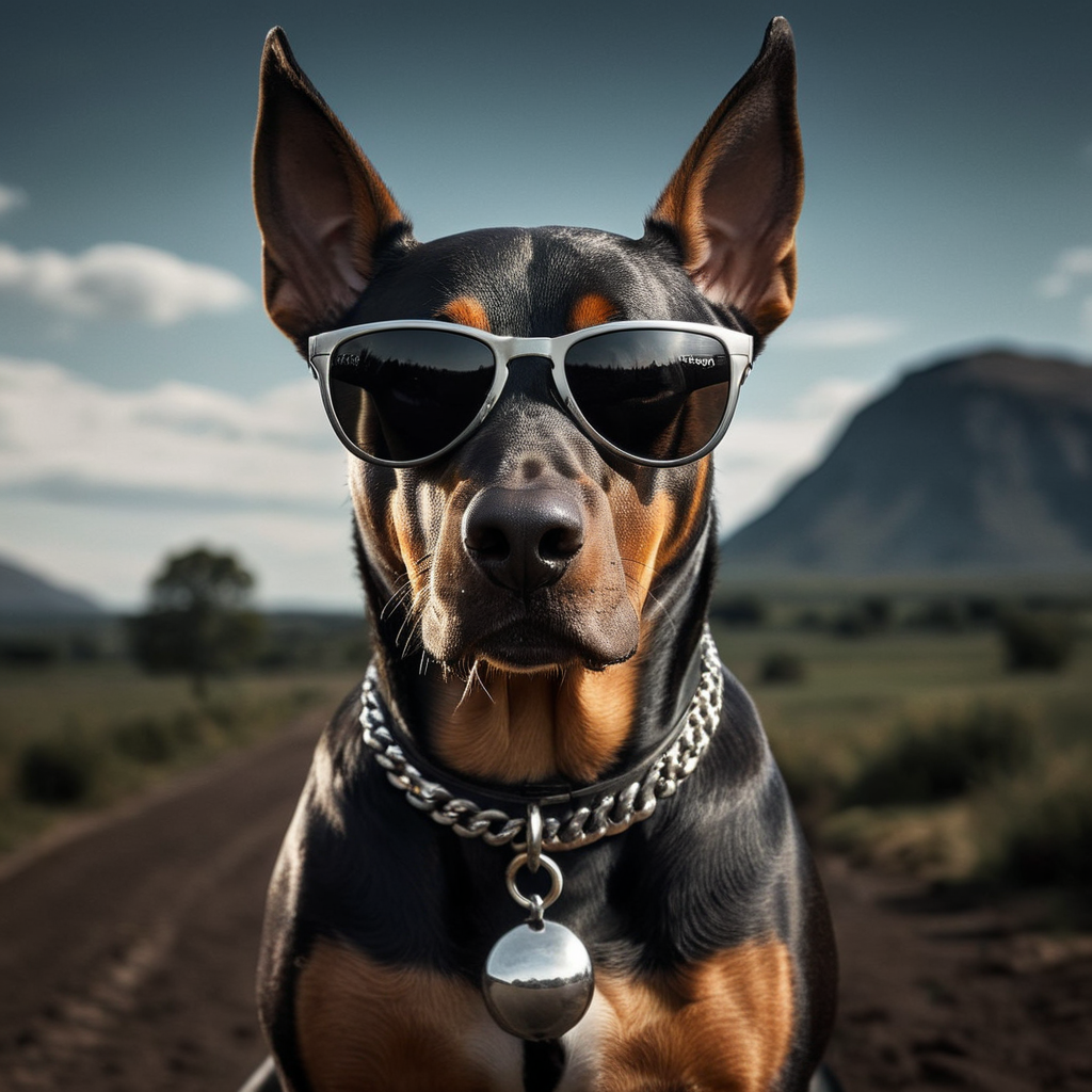 AI generated: Stable Diffusion prompt: dog with sunglasses (Stable Diffusion - Photography)