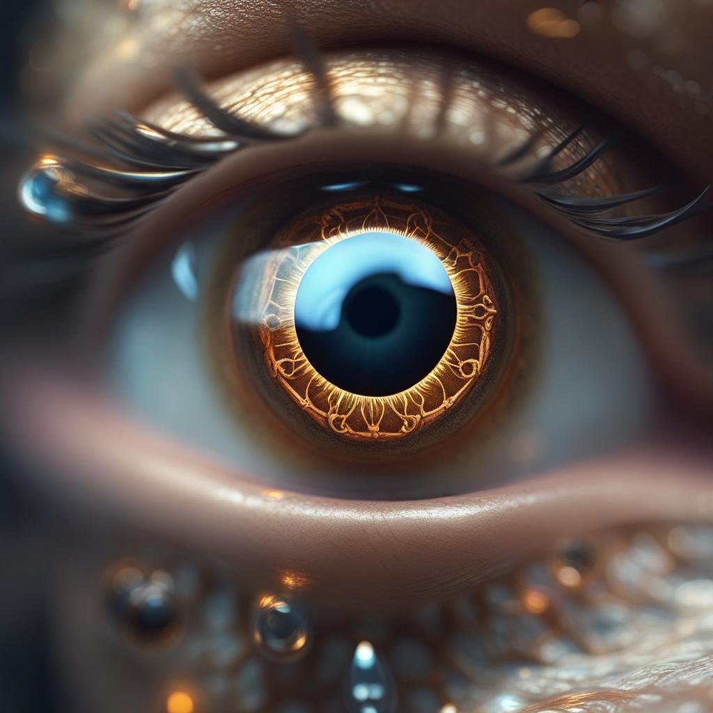 صورة مولدة بالذكاء الاصطناعي: Close-Up Eye detailing (نموذج Stable Diffusion - تصوير فوتوغرافي)
