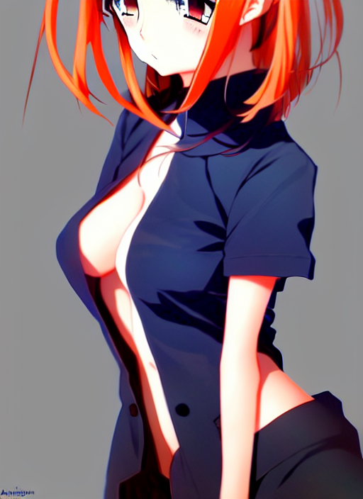 Stable Diffusion prompt: anime portrait of a beautiful wo...
