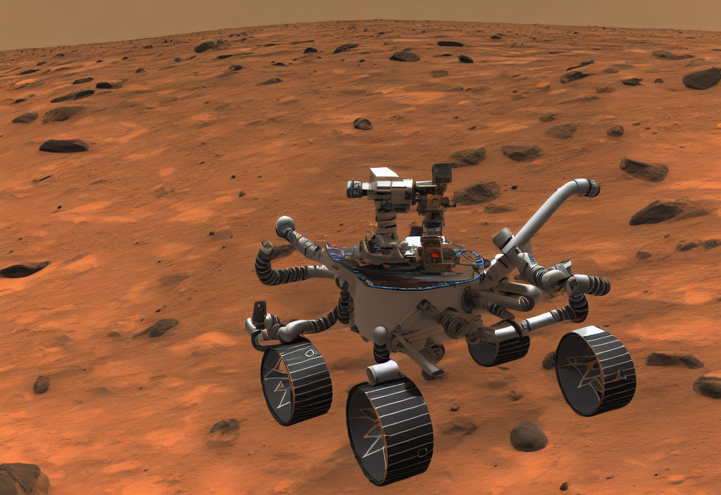 Stable Diffusion prompt: An extremely detailed mars robot...