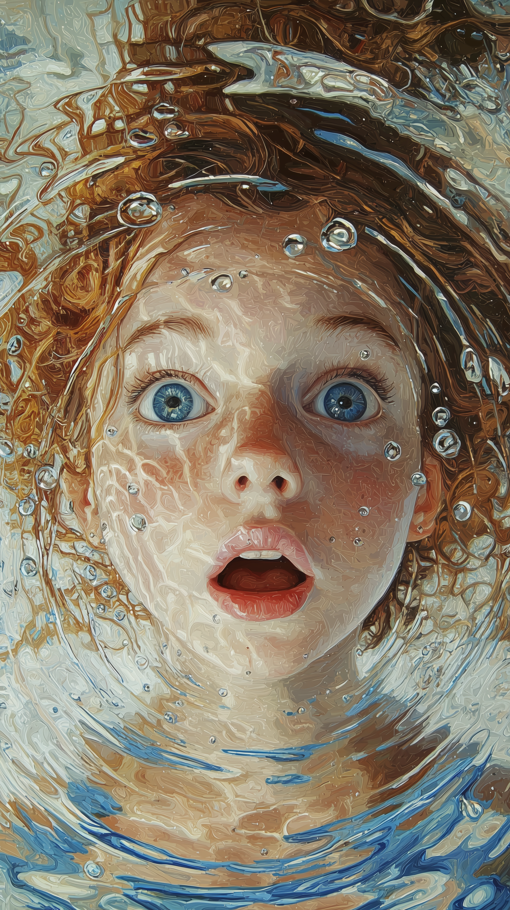 Midjourney prompt: fisheye effect circular composition oil painting, ... - Midjourney