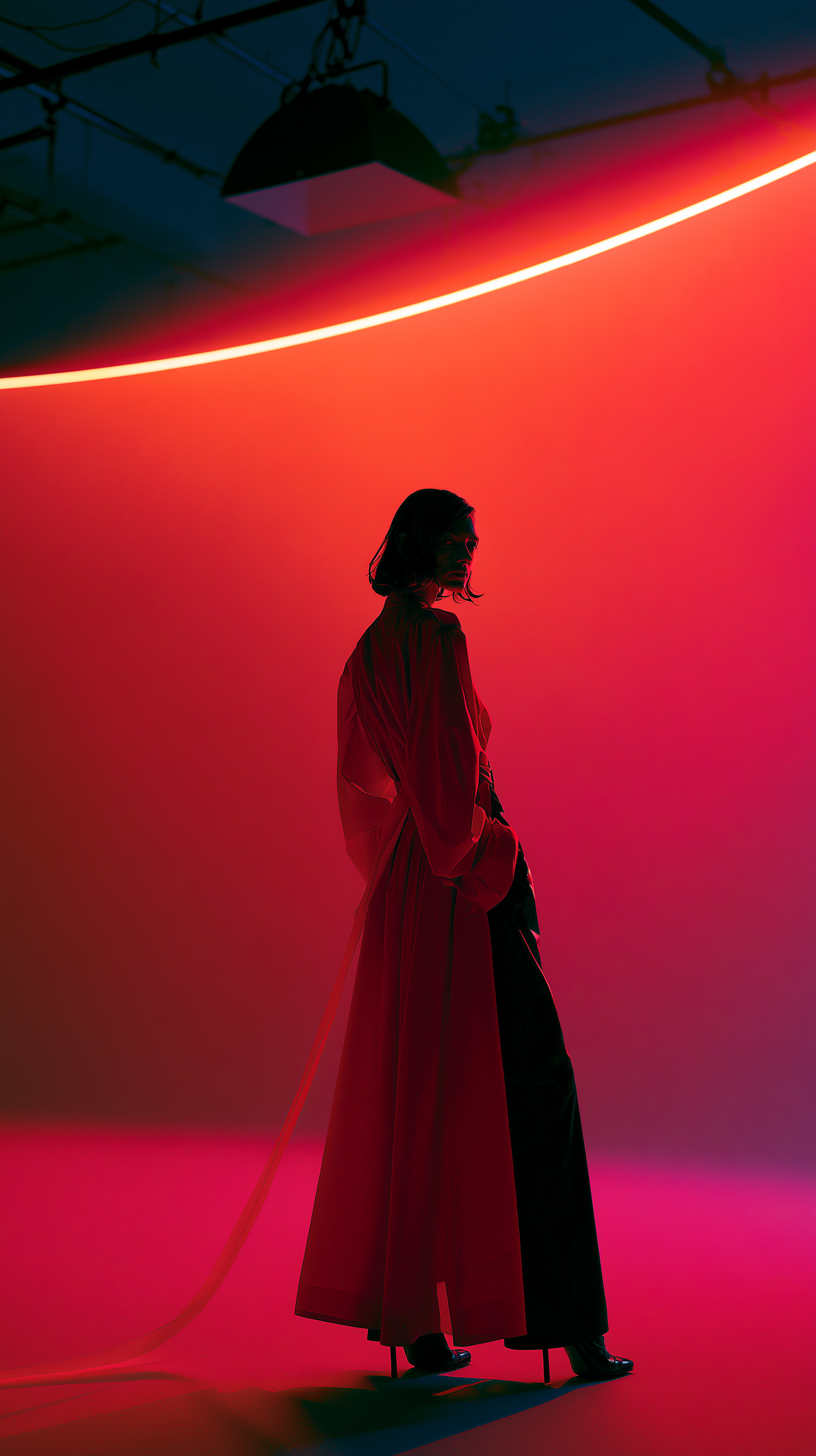 AI generated: Midjourney Shatter prompt: photography, professional female model, used camer... (Midjourney Shatter - Fashion)