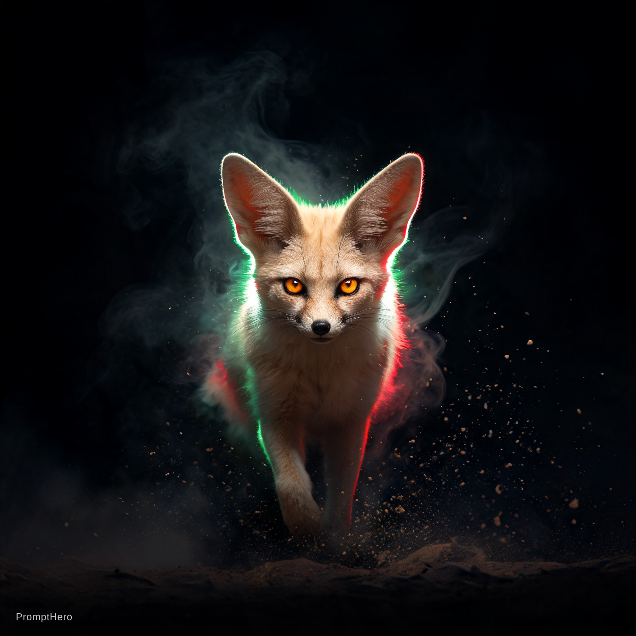 صورة مولدة بالذكاء الاصطناعي: Seedream 5 prompt: An original cinematic mascot inspired by Algeria, ... (نموذج Seedream 5 - صور شخصية)