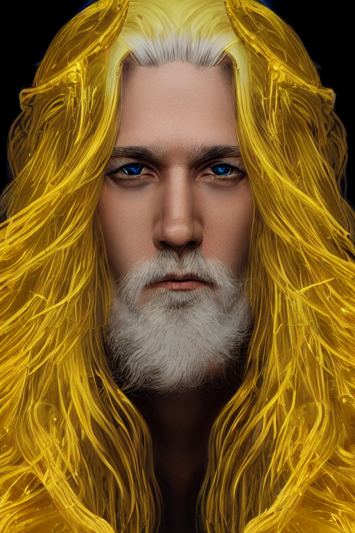 Stable Diffusion prompt: Portrait of male mage with long ...