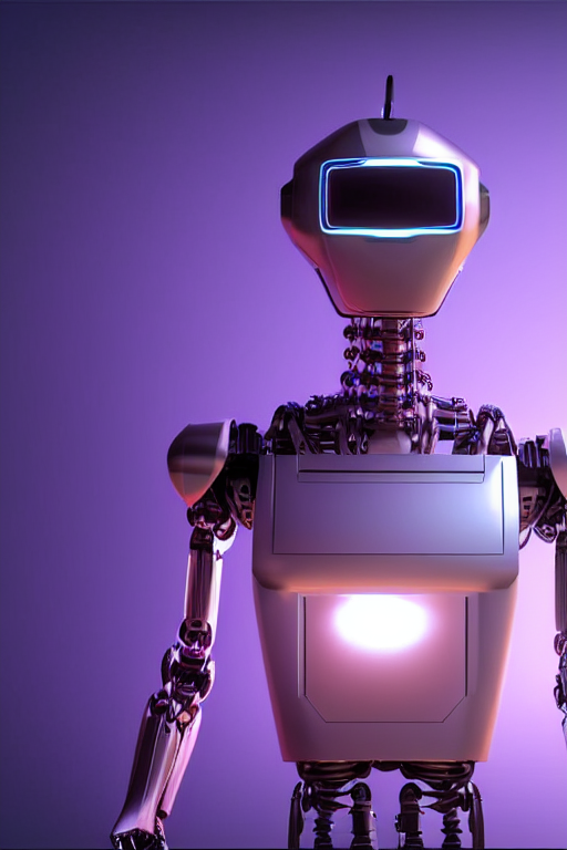 Stable Diffusion prompt: hyperrealistic medium shot robot...