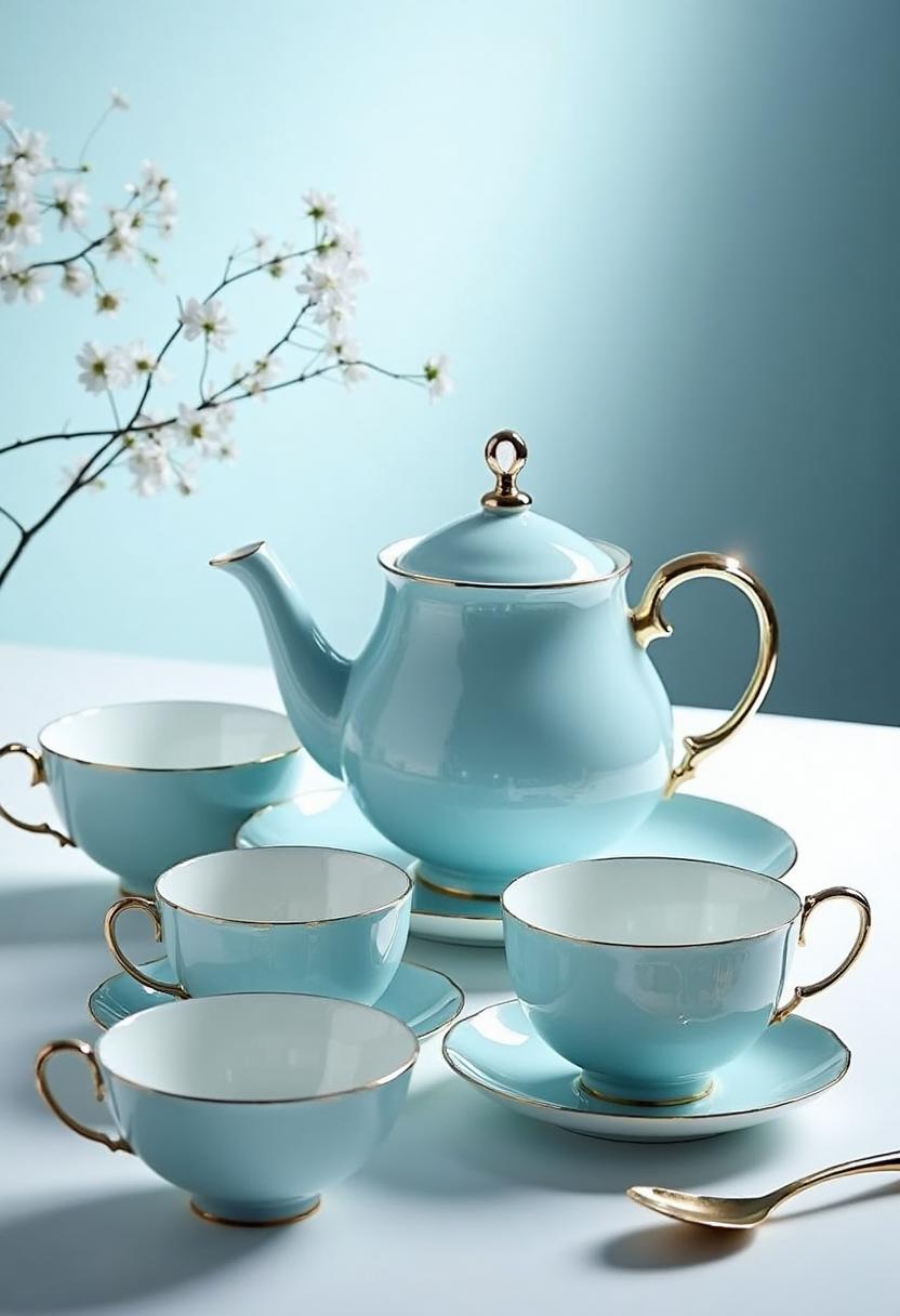 D_Exquisite Porcelain Style_Tea Set Design Generation | v1.0 | PromptHero