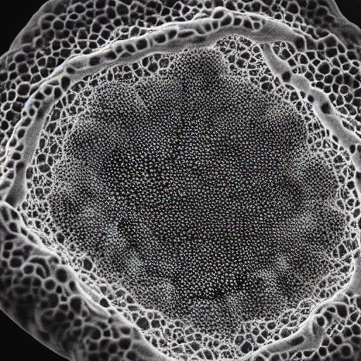 Stable Diffusion prompt: a beautiful microscopic scientif...