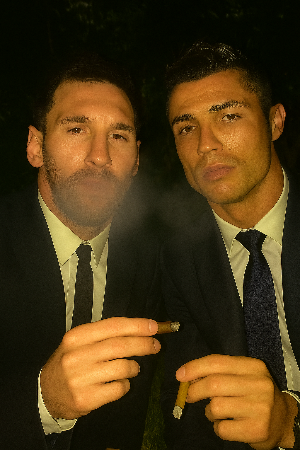 AI generated: ChatGPT Image prompt: A lo-fi 2010s iPhone 5 selfie of Lionel messi with... (ChatGPT Image - Portraits)