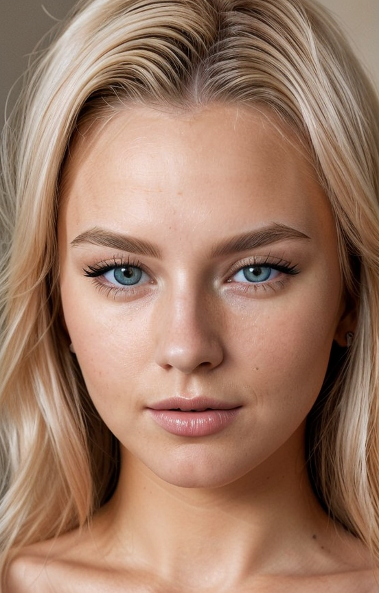 AI generated: Realistic Vision V2.0 prompt: a portrait of a woman, blonde, cult hair, depth of... (Realistic Vision V2.0 - Portraits)