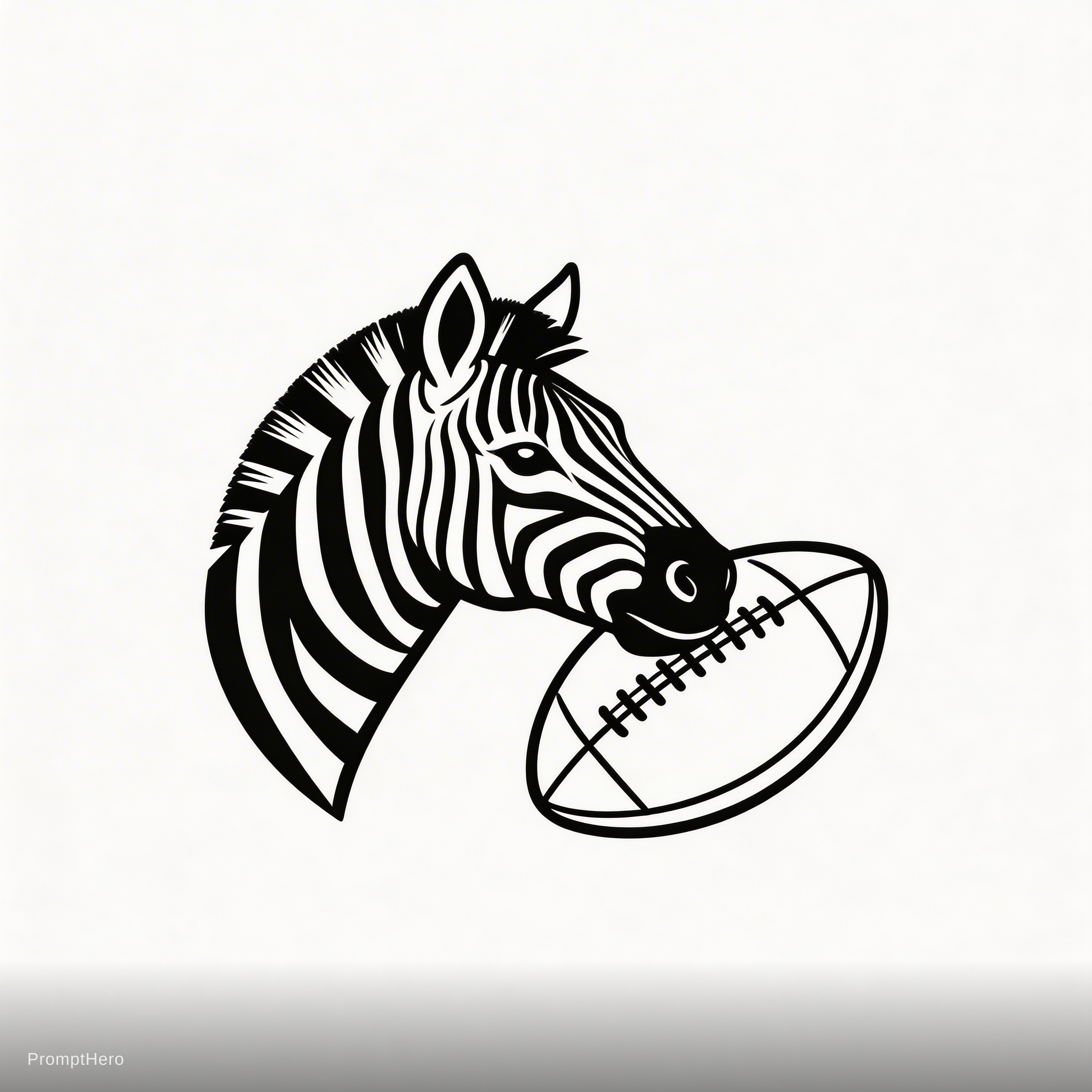 AI generated: Seedream 5 prompt: zebra wiht rugby ball (Seedream 5 - Concept Art)