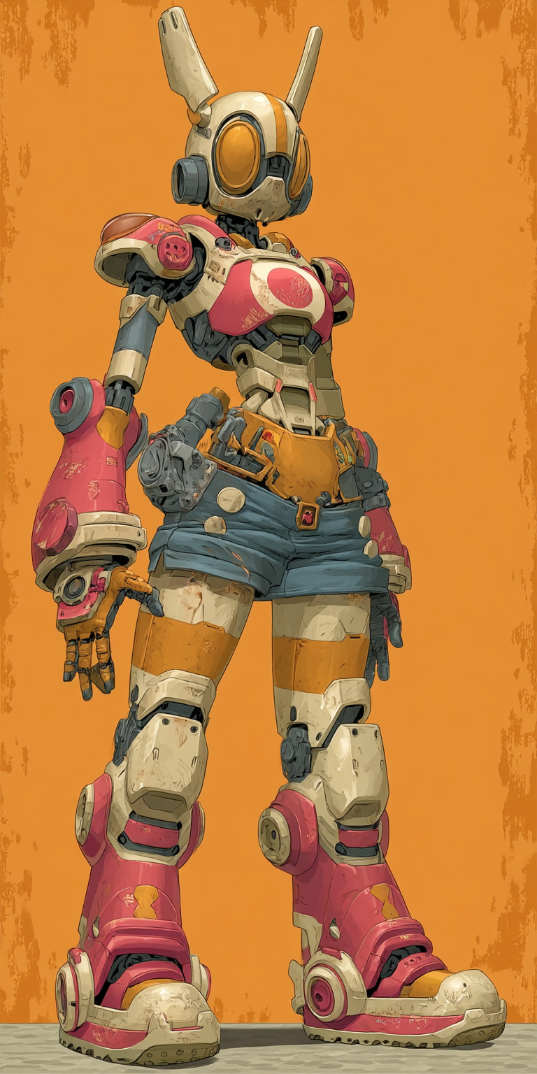 AI generated: Midjourney prompt: futuristic woman, robotic, in the style of Akira T... (Midjourney - Portraits)