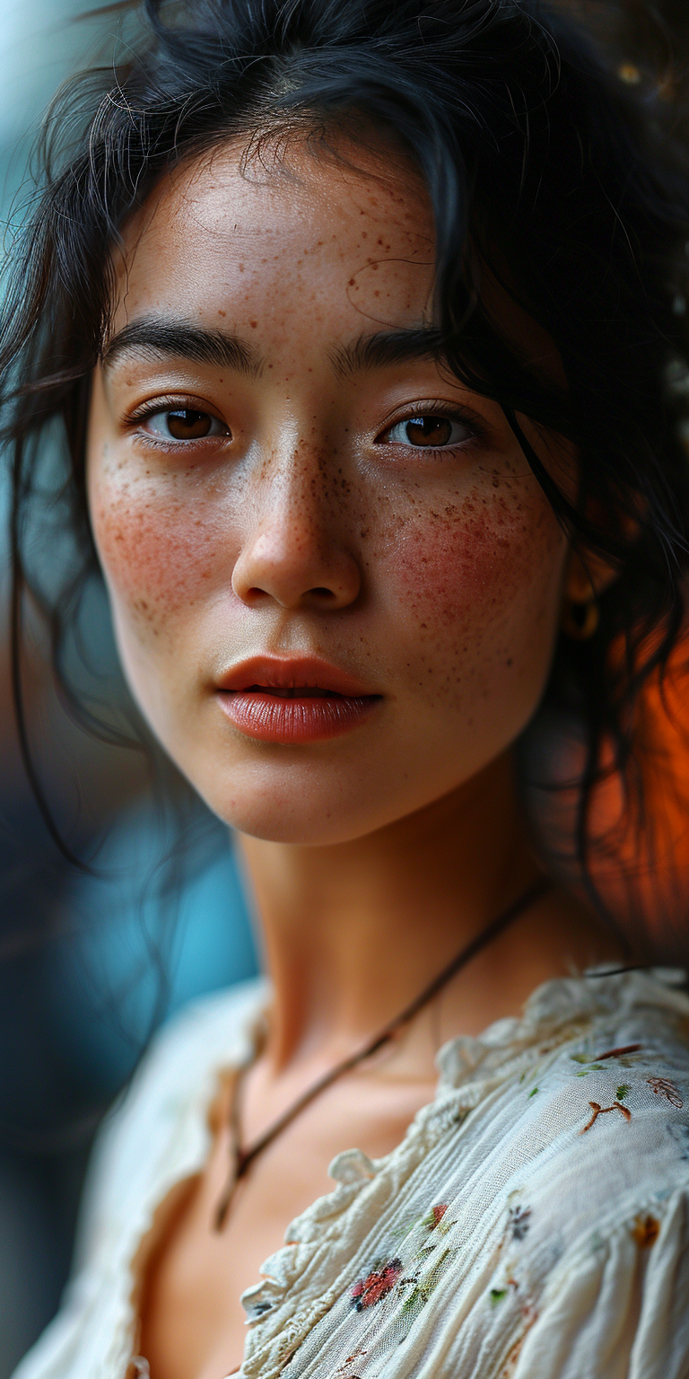 AI generated: Midjourney prompt: asian beauty, in the style of yuki katsura, light ... (Midjourney - Photography)